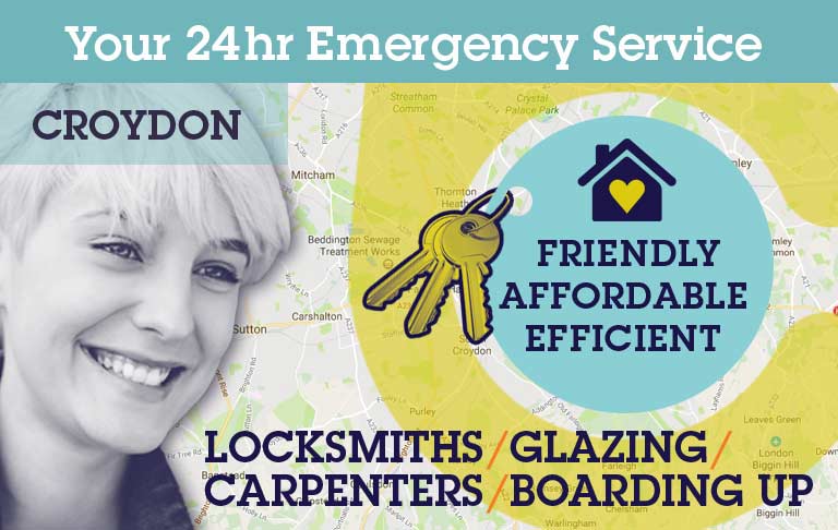 24hr Emergency Locksmith covering Croydon Surrey and surrounding areas