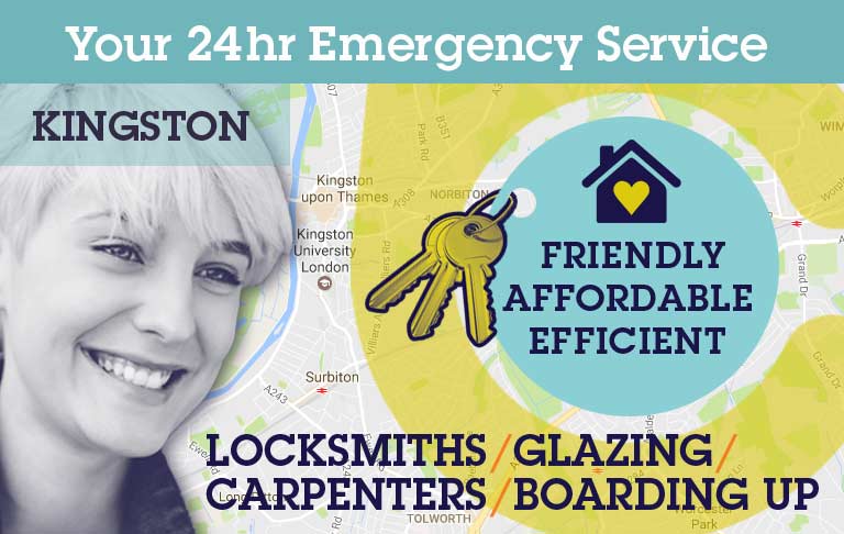 24hr Emergency Locksmith covering Kingston Surrey and surrounding areas