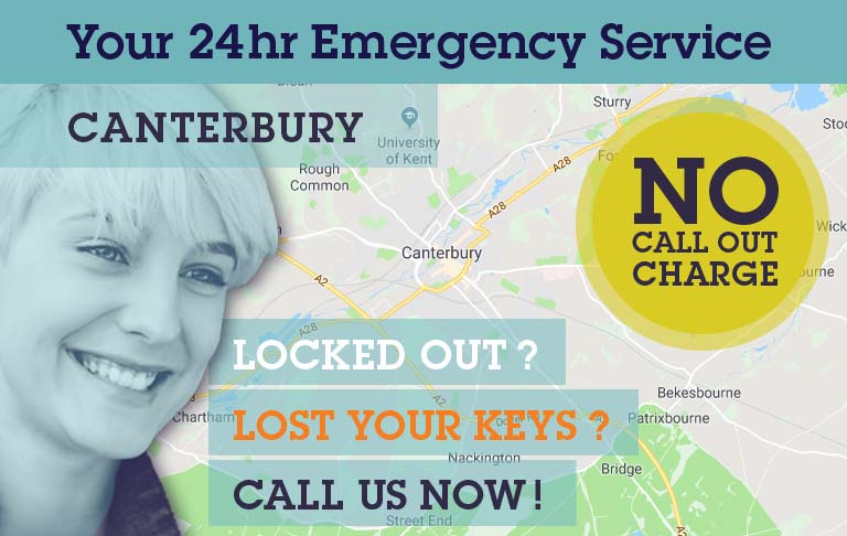 24hr Emergency Locksmith covering Canterbury Kent and surrounding areas